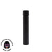 116mm Opaque Matte Black Glass Blunt Tube w/ Plastic Black Child Resistant Cap - (100 - 45,000 Count)-Joint Tubes & Blunt Tubes