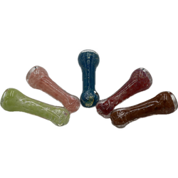 3" Chillum Thick Frit - Design May Vary - (1 Count)-Hand Glass, Rigs, & Bubblers