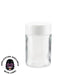 67mm Clear Glass Blunt Jar w/ Plastic Child Proof White Cap - (216 - 8,640 Count)-Joint Tubes & Blunt Tubes