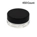 7ml Clear Glass Concentrate Container - Black or White Cap (90 - 22,500 Counts)-Concentrate Containers and Accessories