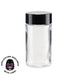 84mm Clear Glass Blunt Tube w/ Plastic Child Proof Black Or White Cap - (180 Count)-Joint Tubes & Blunt Tubes