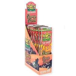 Juicy Terp Enhanced Hemp Wraps - Various Flavors - 2 Wraps Per Pack - (25 Count Displays) - (Various Counts)-Papers and Cones