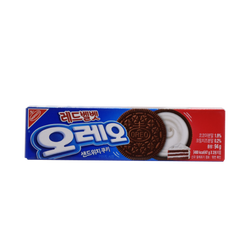 Korean Oreo Cookies Red Velvet Cream - (1 Count)-Exotic Snacks