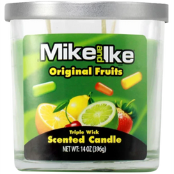 Mike & Ike 14oz 3 Wick Candles - Multiple Scents - (Various Counts)-Air Fresheners & Candles