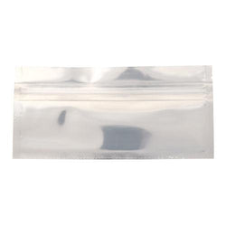 Mylar Bag Pouch 6" x 2.71" Clear/Black Preroll - (500 to 10,000 Count)-MYLAR SMELL PROOF BAGS