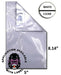 SAMPLE of Mylar Bag White/Clear - 1/2 Oz - 14 Grams - 5 x 8.14" - (1 Count)-Mylar Smell Proof Bags