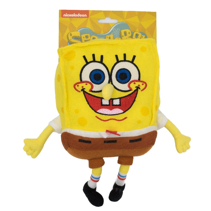 Dog Toy Squeaker Plush - Spongebob Full Body With Arms & Legs - (1 Count)-Rolling Trays and Accessories