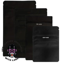 Loud Lock Grip N Pull Mylar Black Bag Starter Kit - 4 Sizes - (500 Bags Per Size)-Mylar Smell Proof Bags