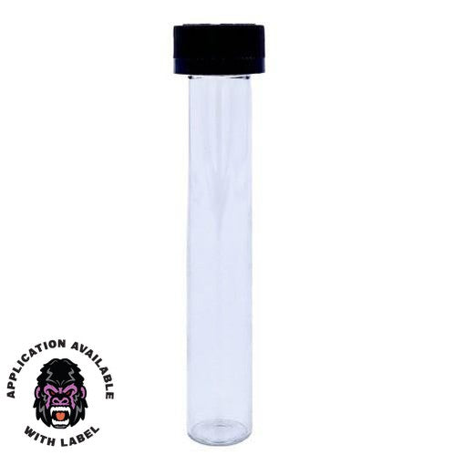 SAMPLE of Glass Blunt Tubes - With White Child Proof Cap - (1ct SAMPLE)-Joint Tubes & Blunt Tubes