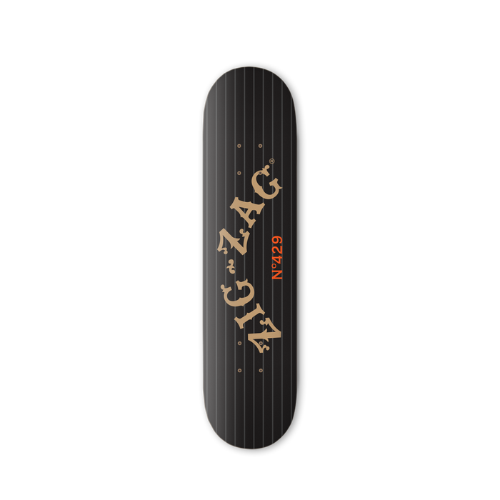 Zig-Zag King Black Skateboard - (1 Count)-Novelty, Hats & Clothing