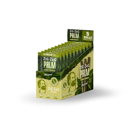 Zig-Zag King Size Palm Rolls - Natural - (Various Count Packs - 10 Packs Per Display)-Papers and Cones