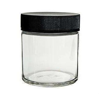 Clear Glass Tall Jars, 8oz, 58-400 neck finish, No Caps, case/24