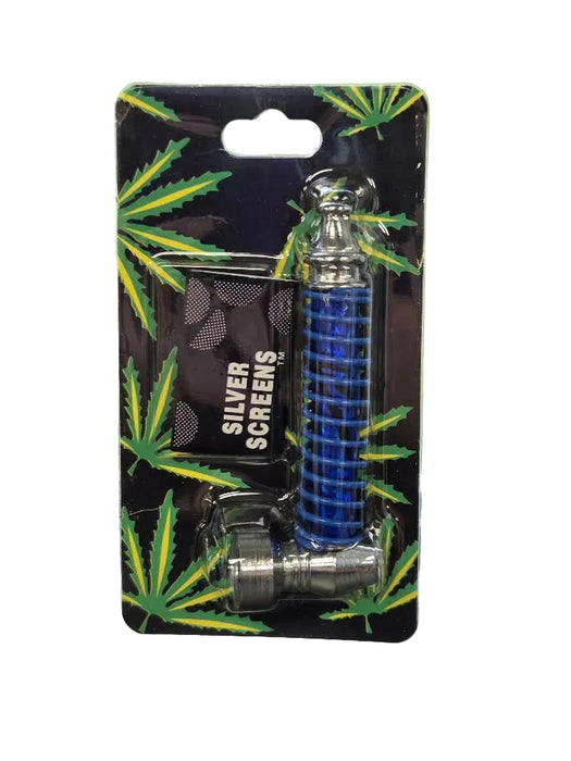3.5" Spiral Metal Hand Pipe Screen Pack -(12 Count Display)-Hand Pipes, Rigs, & Bubblers-MJ Wholesale