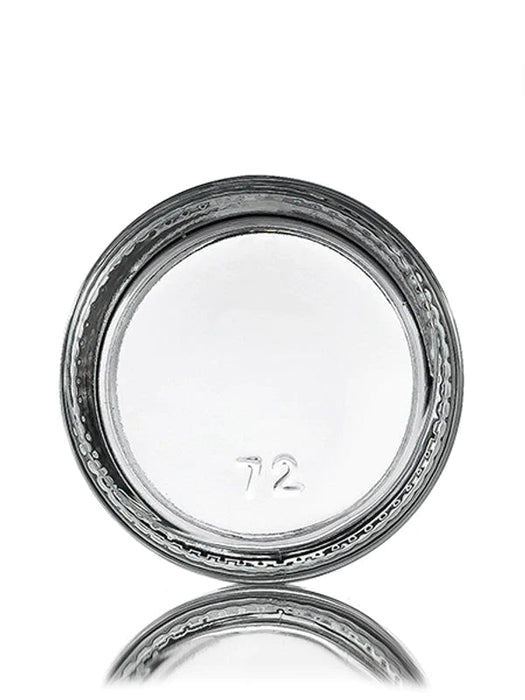 20 oz. Clear Straight Sided Round PET Jar