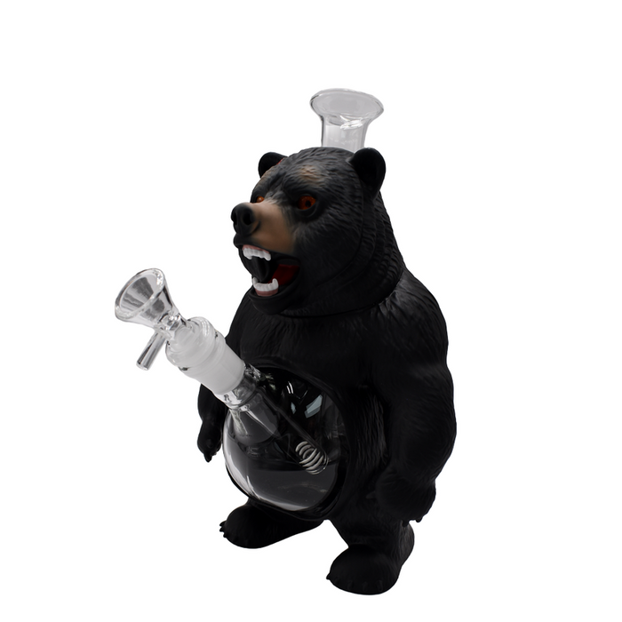 10” 3D bear Water Pipe - (1 Count)-Hand Pipes, Rigs, & Bubblers