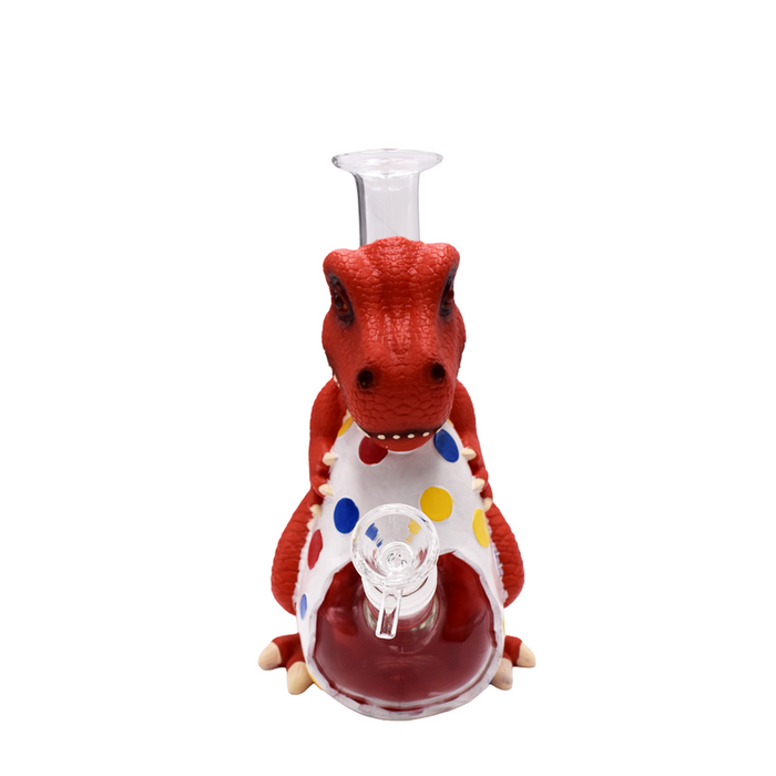 10” 3D Dinosaur Water Pipe - (1 Count)-Hand Pipes, Rigs, & Bubblers