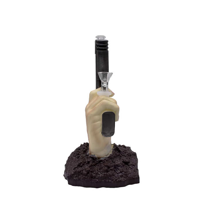 10” 3D Gun Water Pipe - (1 Count)-Hand Pipes, Rigs, & Bubblers