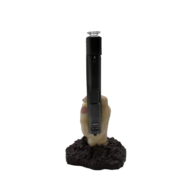 10” 3D Gun Water Pipe - (1 Count)-Hand Pipes, Rigs, & Bubblers