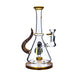 10" Bougie Floating Beaker Water Pipe With Horn - Ivory - (1 Count)-Hand Pipes, Rigs, & Bubblers