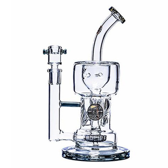 10" Bougie Incycler Water Pipe - Smoke - (1 Count)-Hand Pipes, Rigs, & Bubblers