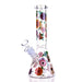 10″ Butterfly Floral Glass Bong Beaker Water Pipe - Colors May Vary - (1 Count)-Hand Pipes, Rigs, & Bubblers