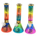 10" Color Gradient Honeycomb Water Pipe - Design And Color May Vary - (1 Count)-Hand Pipes, Rigs, & Bubblers