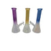10" Frosted Beaker Waterpipe - Colors May Vary - (1 Count)-Hand Pipes, Rigs, & Bubblers