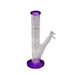 10" Frosted Mushroom Straight Tube Water Pipe - Color May Vary - (1 Count)-Hand Pipes, Rigs, & Bubblers
