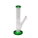 10" Frosted Mushroom Straight Tube Water Pipe - Color May Vary - (1 Count)-Hand Pipes, Rigs, & Bubblers
