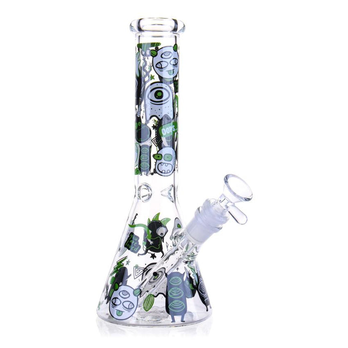 10″ Goblin Glass Bong Beaker Water Pipe - Colors May Vary - (1 Count)-Hand Pipes, Rigs, & Bubblers