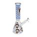 10″ R&M Glass Bong Bubbler Beaker bottom Water Pipe - (1 Count)-Hand Pipes, Rigs, & Bubblers