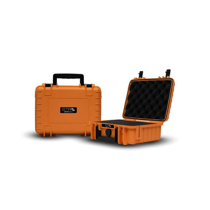 10" STR8 Case With 2 Layer Pre-cut Foam - Tangie Orange - (1 Count)-Rolling Trays and Accessories