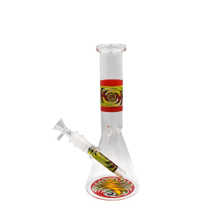 10" Swirling Waterpipe - Colors May Vary- (1 Count)-Hand Pipes, Rigs, & Bubblers