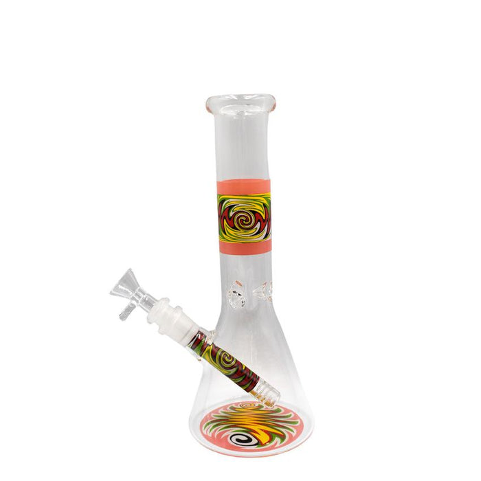 10" Swirling Waterpipe - Colors May Vary- (1 Count)-Hand Pipes, Rigs, & Bubblers