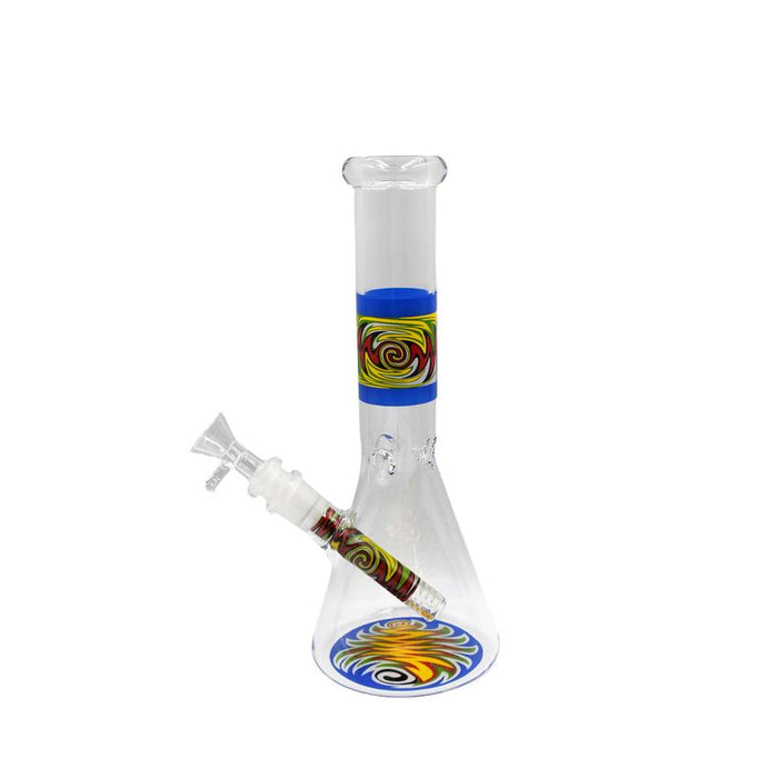 10" Swirling Waterpipe - Colors May Vary- (1 Count)-Hand Pipes, Rigs, & Bubblers