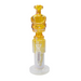 11" Plated Face Double Step Water Pipe - Assorted Colors - (1 Count)-Hand Pipes, Rigs, & Bubblers