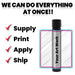 116mm Glass Tube, Printed Sticker, and Application of Sticker On Glass Blunt Tubes-Custom Print Stickers