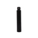 116mm Opaque Matte Black Glass Blunt Tube w/ Plastic Black Child Resistant Cap NOT ON TUBE - (100 - 45,000 Count)-Joint Tubes & Blunt Tubes