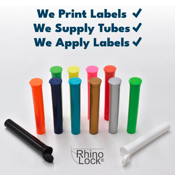 116mm Tube, with Printed Sticker and Application of sticker!-Custom Print Stickers