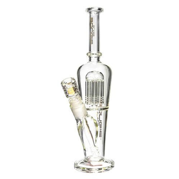 12" Bougie Bud Vase Water Pipe With Clear Tree Perc - (1 Count)-Hand Pipes, Rigs, & Bubblers