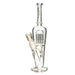 12" Bougie Bud Vase Water Pipe With Clear Tree Perc - (1 Count)-Hand Pipes, Rigs, & Bubblers