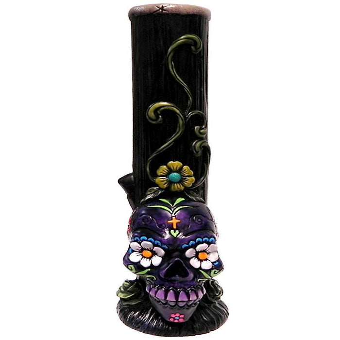 12" Hand Crafted Resin Water Bubbler - Various Designs - (1 Count)-Hand Pipes, Rigs, & Bubblers