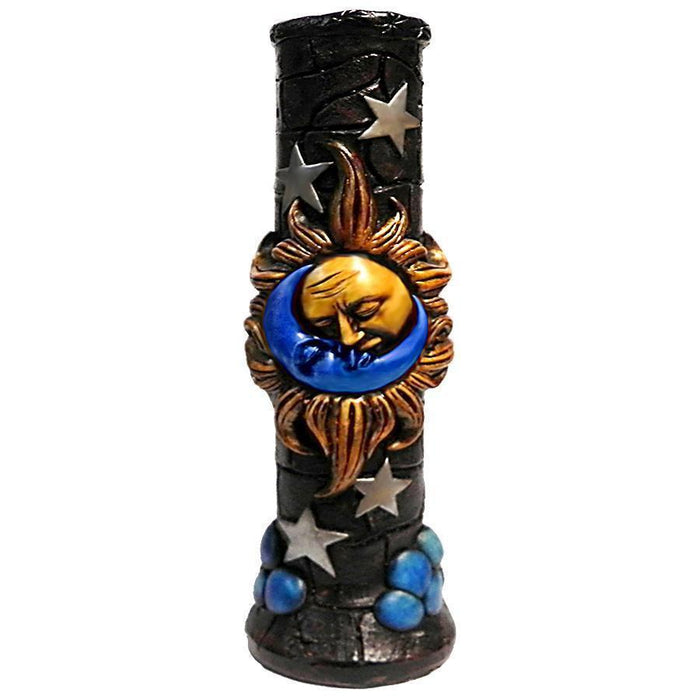 12" Hand Crafted Resin Water Bubbler - Various Designs - (1 Count)-Hand Pipes, Rigs, & Bubblers