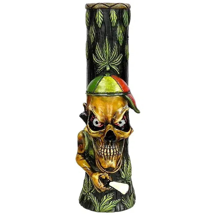 12" Hand Crafted Resin Water Bubbler - Various Designs - (1 Count)-Hand Pipes, Rigs, & Bubblers