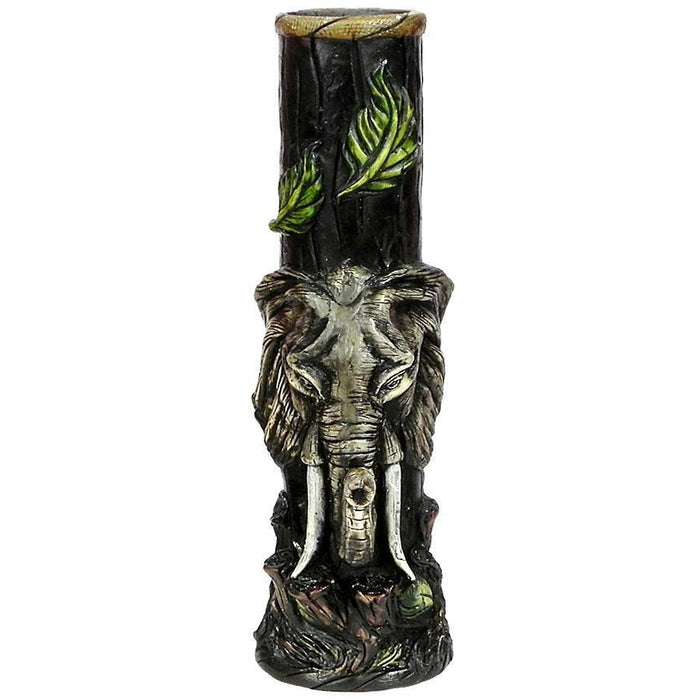 12" Hand Crafted Resin Water Bubbler - Various Designs - (1 Count)-Hand Pipes, Rigs, & Bubblers