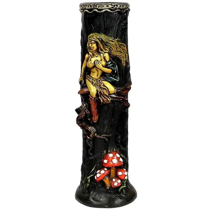 12" Hand Crafted Resin Water Bubbler - Various Designs - (1 Count)-Hand Pipes, Rigs, & Bubblers