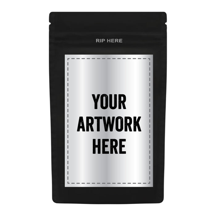 1/2 Oz Grip N Pull Child Resistant Mylar Bag With Labels & Application-Mylar Smell Proof Bags