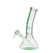 12" Vodka Glass Bent Neck Water Pipe 9mm - Various Colors - (1 Count)-Hand Pipes, Rigs, & Bubblers