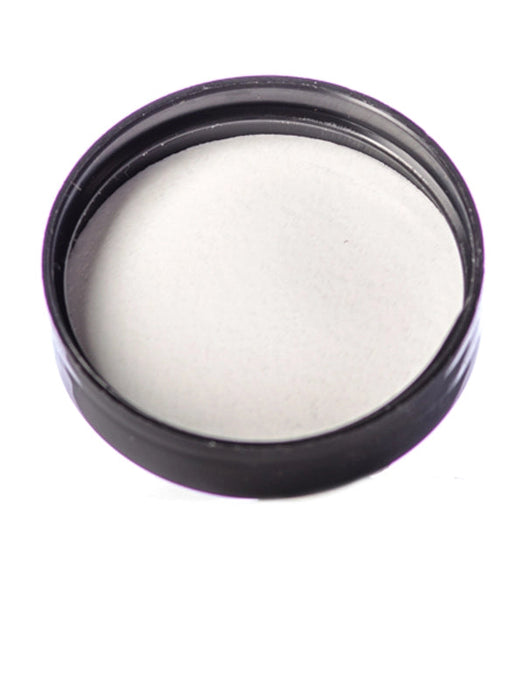 1/2oz 15 mL Clear Glass Low-Profile Jar with Black Lid - (280 - 28,000 Count)-Glass Jars