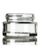 1/2oz 15 mL Clear Glass Low-Profile Jar with White Lid - (280 - 28,000 Count)-Glass Jars